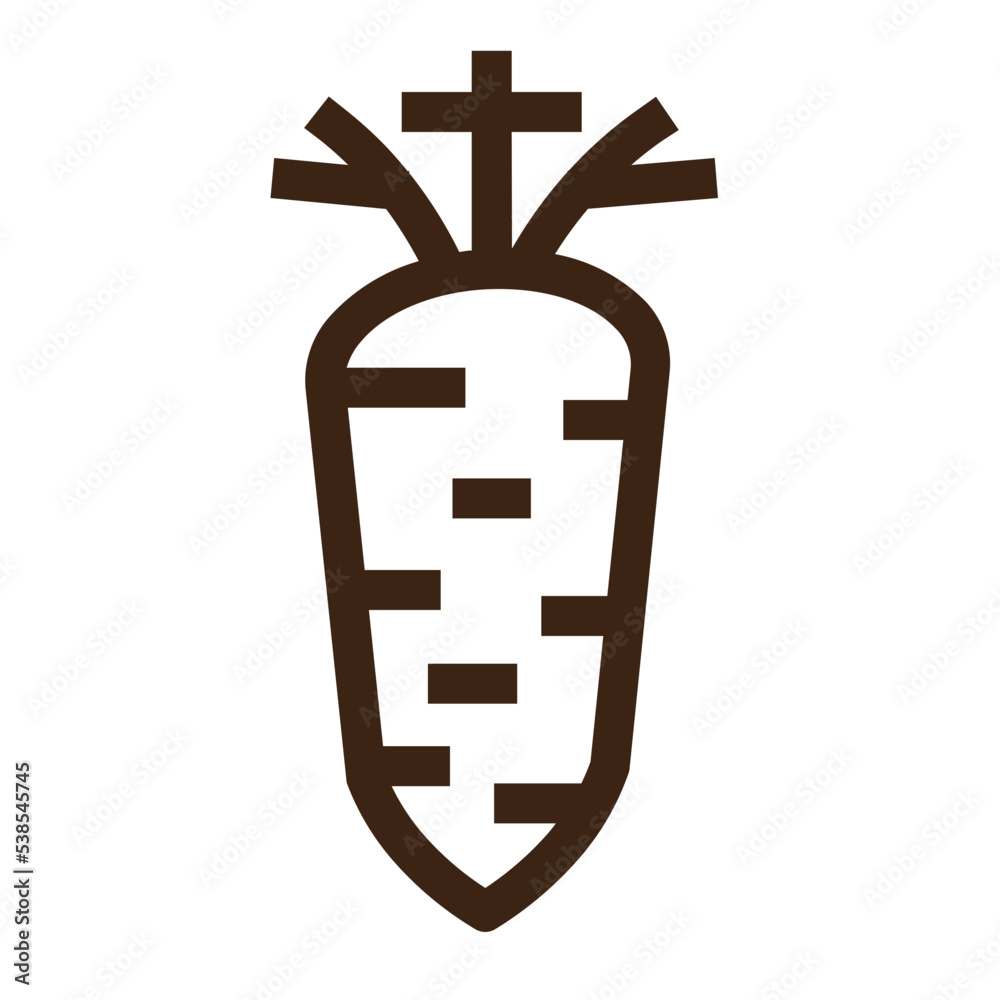 carrot root vegetable icon carrot root vegetable icon