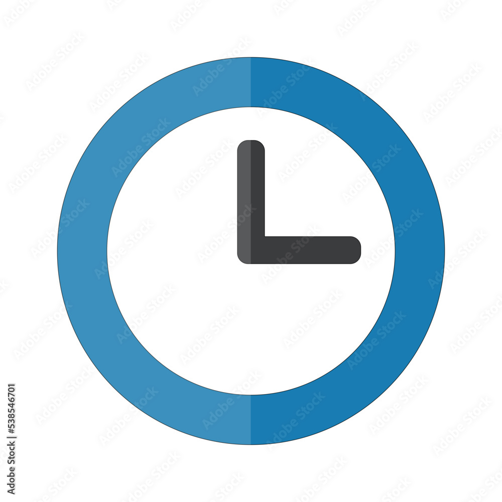 Wall clock vector illustration