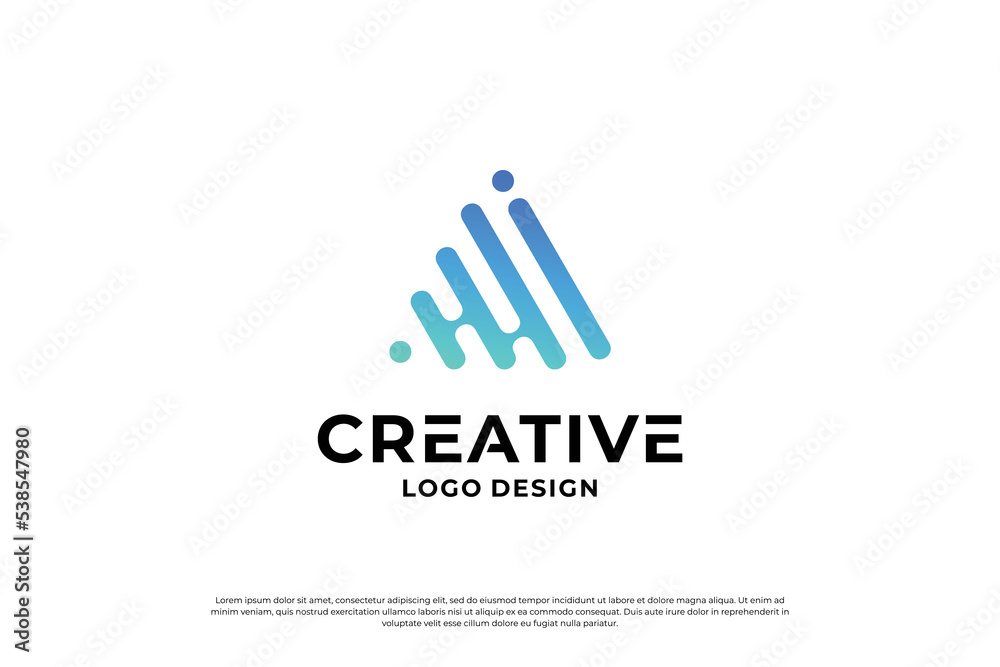 Letter A logo design template. Initial letters A. Symbol A. Creative letter A logo vector. Letter A logo design template. Initial letters A. Symbol A. Creative letter A logo vector.