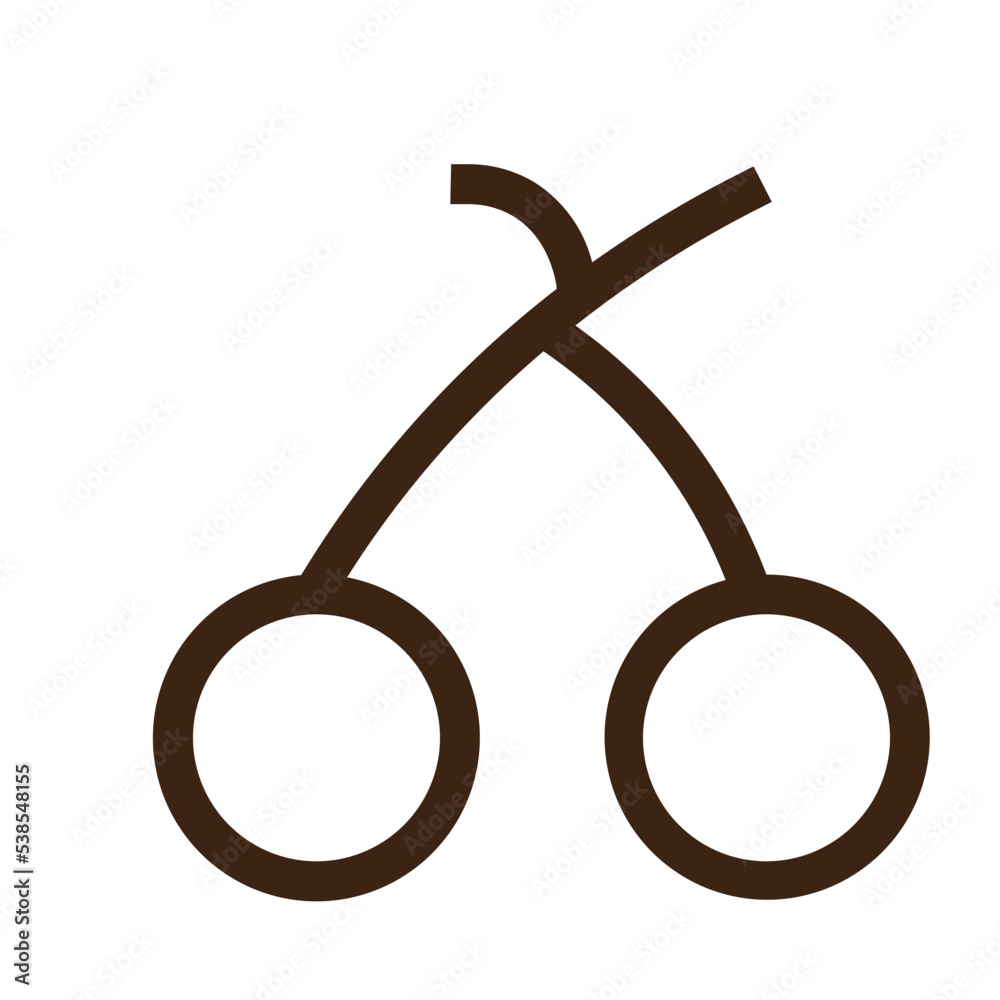 cherry food fruit garden icon