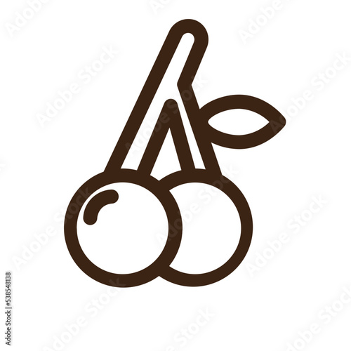 cherry food fresh fruit fruits healthy sweet icon