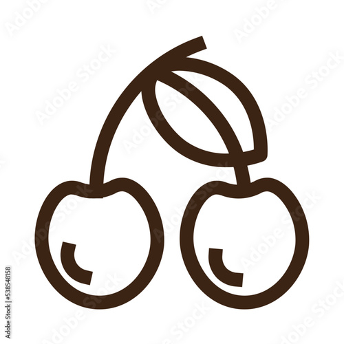 cherry food fruit grocery store meat vegetable icon