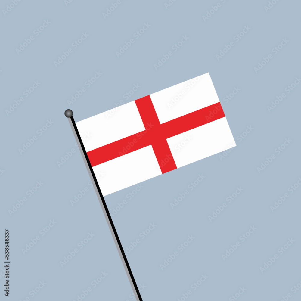 Obraz premium Illustration of England flag Template