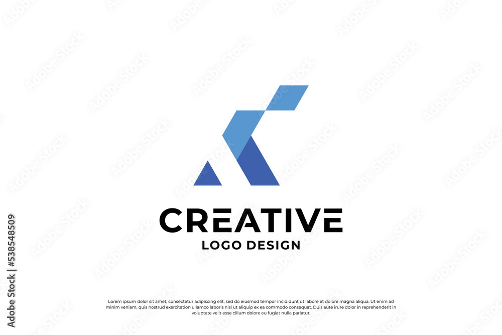 Letter K logo design. Creative Initial letter K logo. Letter K symbol, Letter K business. Letter K logo design. Creative Initial letter K logo. Letter K symbol, Letter K business.