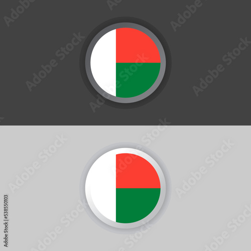 Free Download Illustration of Madagascar flag Template - GFXLoad