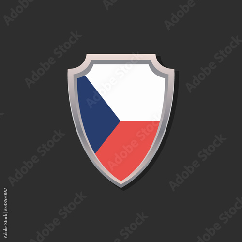 Illustration of Czech Republic flag Template Free Download Illustration of Czech Republic flag Template - GFXLoad
