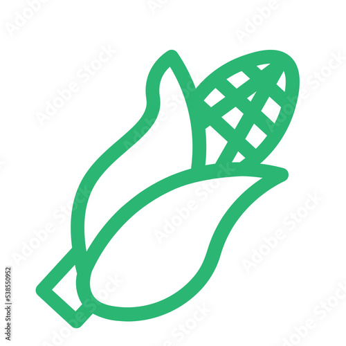 cob corn food nature pop vegetable icon