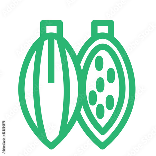 cocoa food fruit ingredient recipe vegetable icon