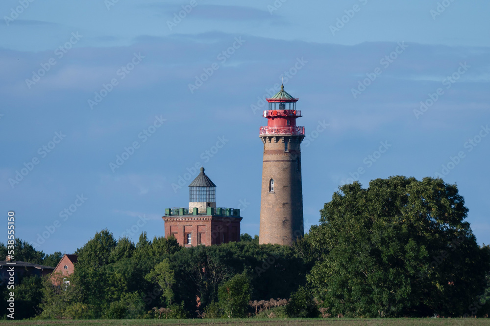 zwei Leuchttürme am Kap Arkona auf Rügen