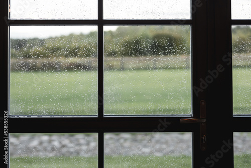 water drop on window