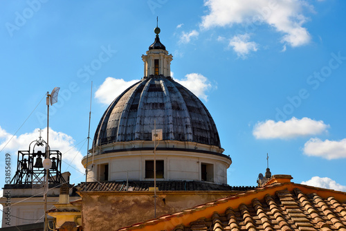 Canvas Print Pontifical collegiate church of San Tommaso da Villanova the cathedral of castel