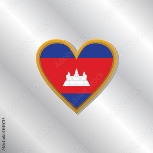 Free Download Illustration of Cambodia flag Template - GFXLoad