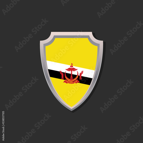 Illustration of Brunei flag Template Free Download Illustration of Brunei flag Template - GFXLoad