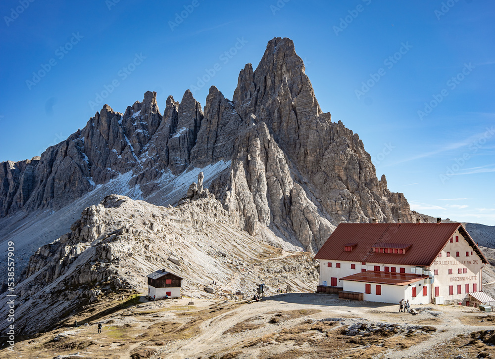 Refugi in the mountains in Dolomite's Refugi in the mountains in Dolomite's