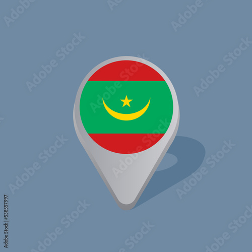 Illustration of Mauritania flag Template Free Download Illustration of Mauritania flag Template - GFXLoad