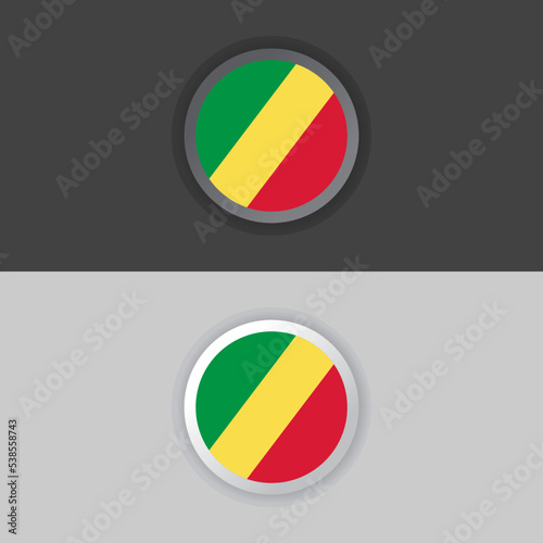 Illustration of Congo flag Template Free Download Illustration of Congo flag Template - GFXLoad