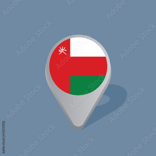 Illustration of Oman flag Template Free Download Illustration of Oman flag Template - GFXLoad