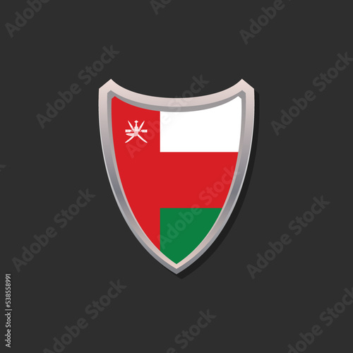 Illustration of Oman flag Template Free Download Illustration of Oman flag Template - GFXLoad