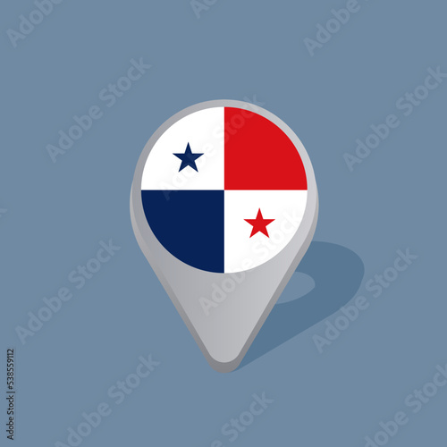Free Download Illustration of Panama flag Template - GFXLoad