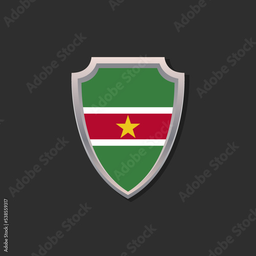 Illustration of Suriname flag Template Free Download Illustration of Suriname flag Template - GFXLoad
