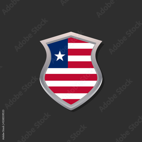 Free Download Illustration of Liberia flag Template - GFXLoad