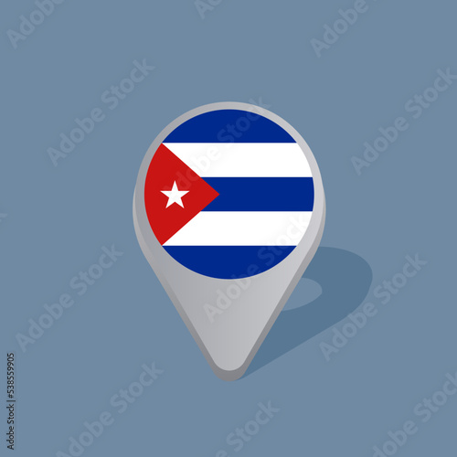 Illustration of Cuba flag Template Free Download Illustration of Cuba flag Template - GFXLoad