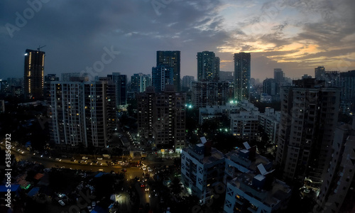 Mumbai city at night