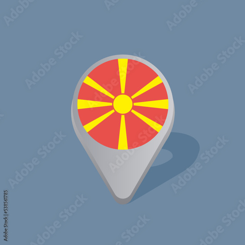 Free Download Illustration of Macedonia flag Template - GFXLoad