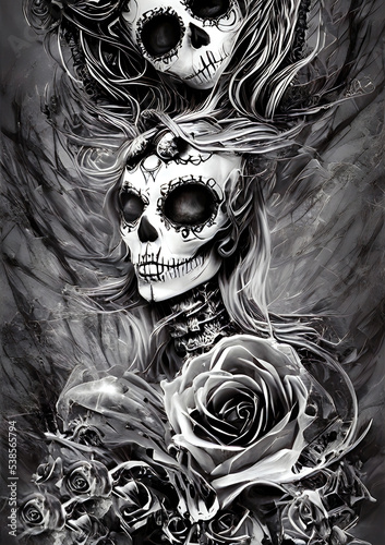 Goddess of Death Painting