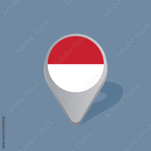 Free Download Illustration of Indonesia flag Template - GFXLoad
