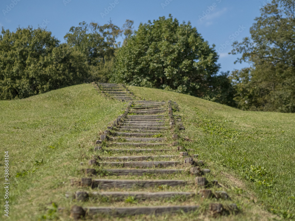 青空に続く階段