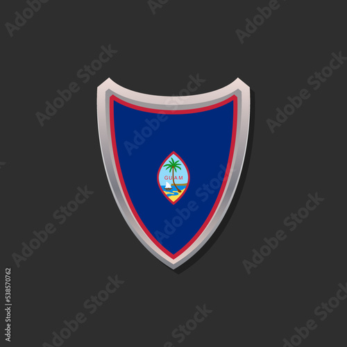 Free Download Illustration of Guam flag Template - GFXLoad