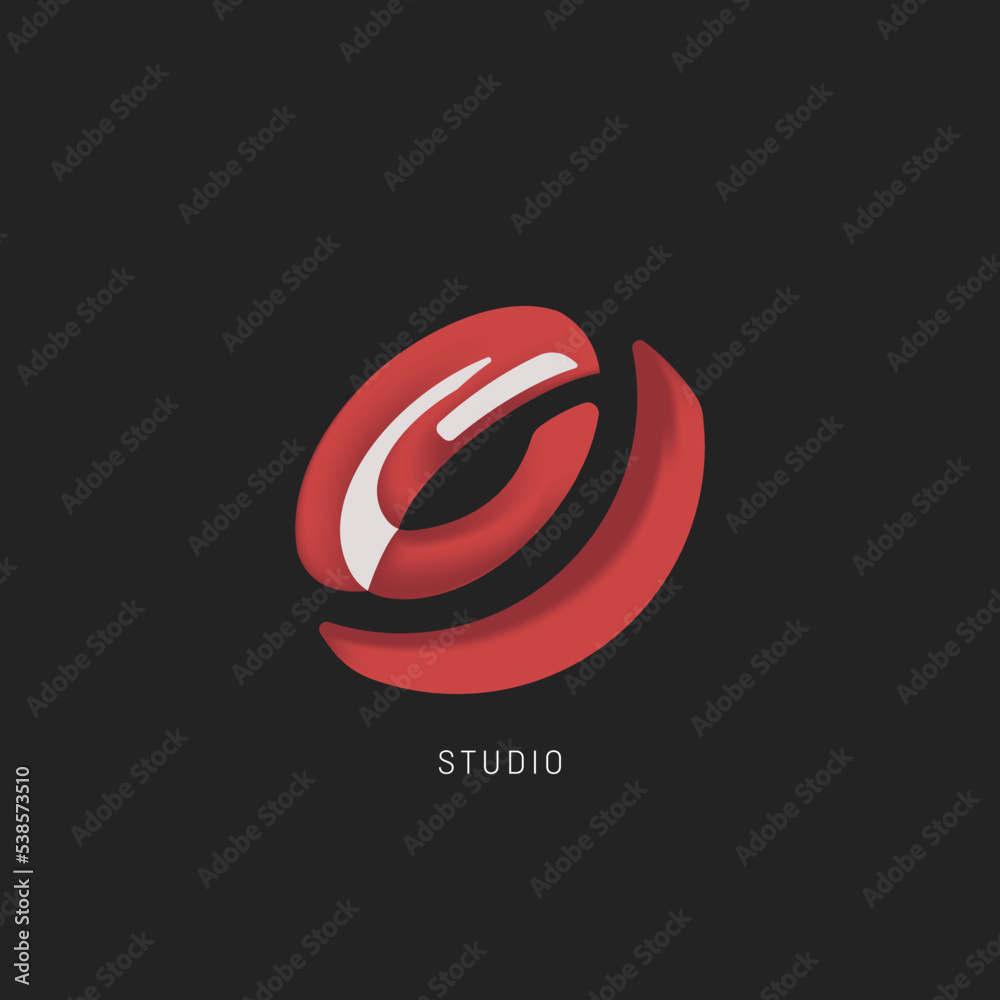 Power button logo idea for technology company or digital studio Power button logo idea for technology company or digital studio