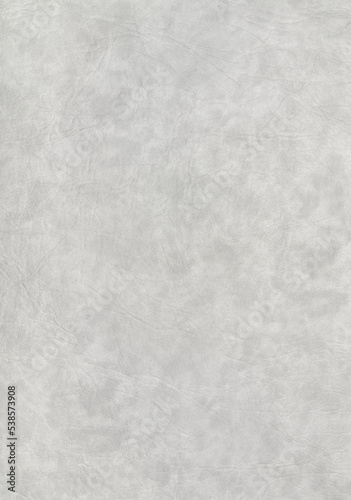 Gray leatherette texture as background. Artificial leather with line design, closeup view. Leather background for design development
