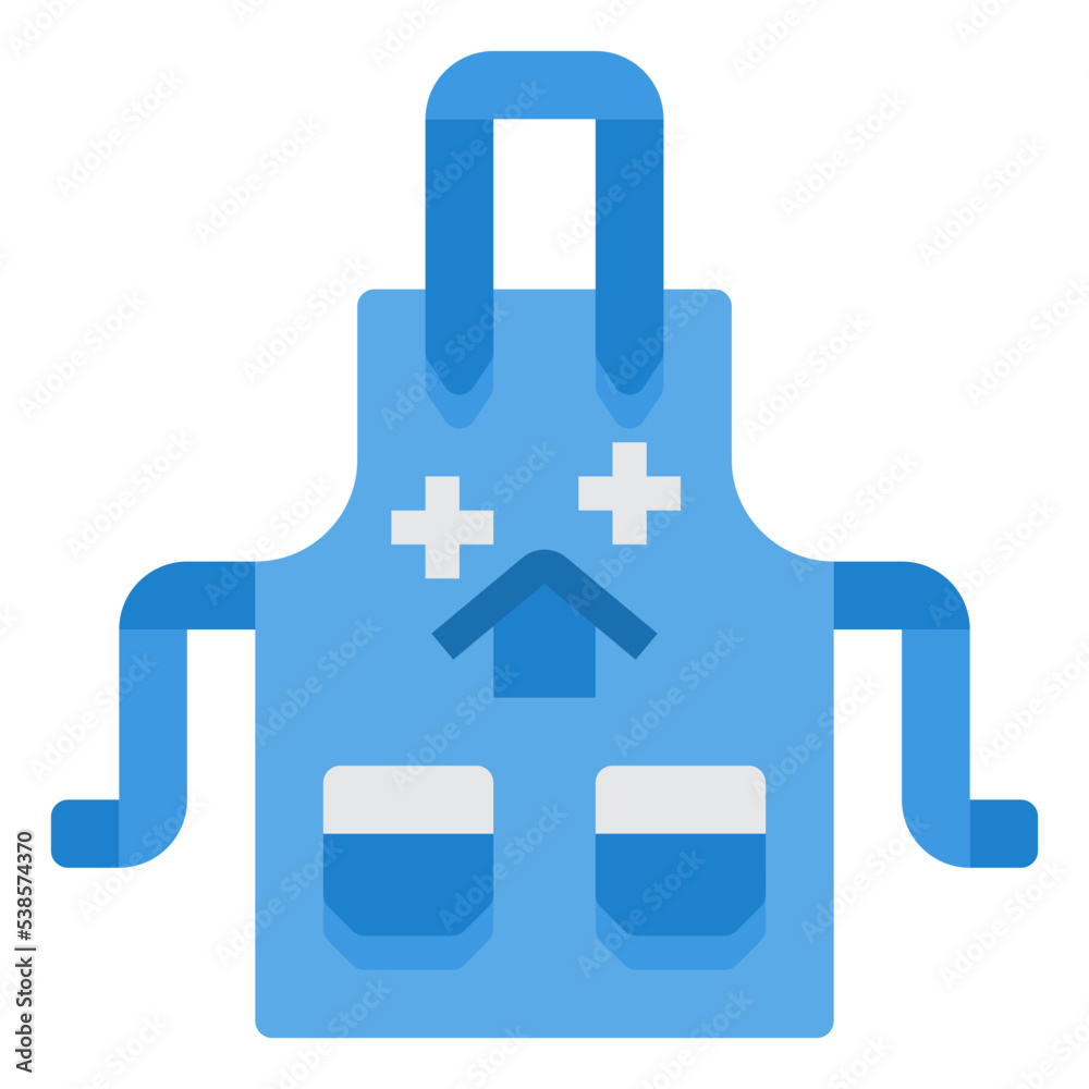 Obraz premium apron flat icon