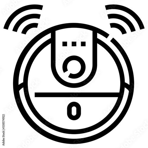 vacuum cleaner outline icon