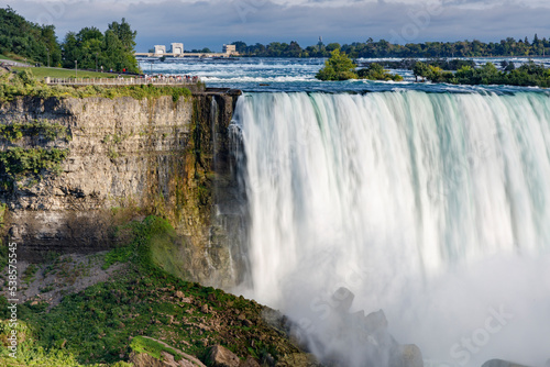 falls from the river