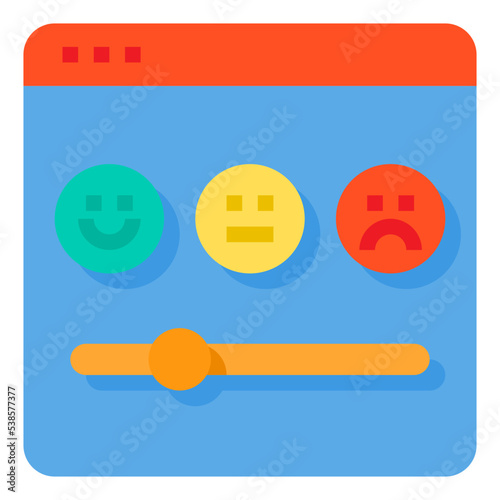 Feedback flat icon