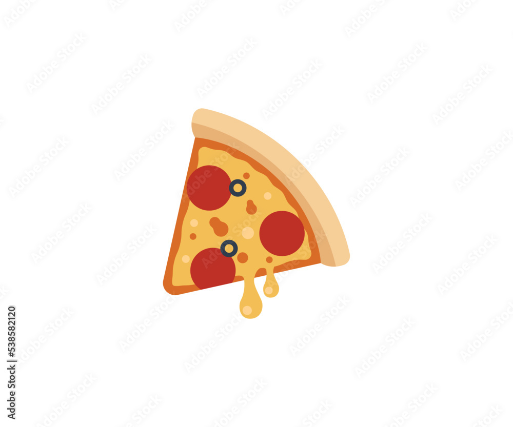 Pizza slice vector isolated icon. Pizza slice emoji illustration. Pizza slice vector isolated emoticon Pizza slice vector isolated icon. Pizza slice emoji illustration. Pizza slice vector isolated emoticon
