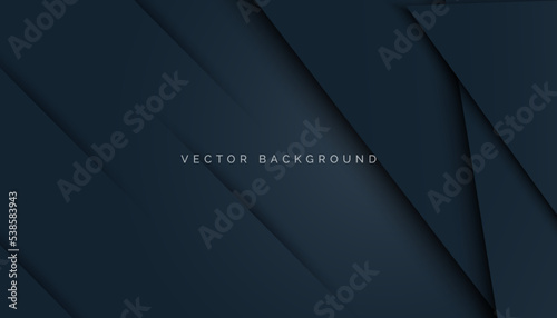Modern dynamic dark blue gradient overlap background