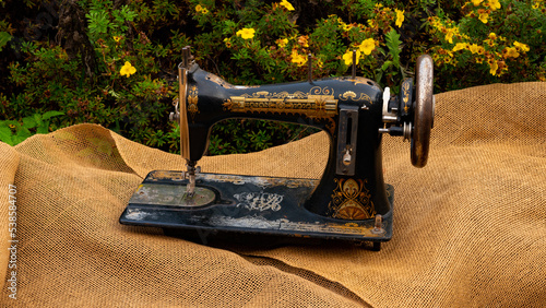 old sewing machine