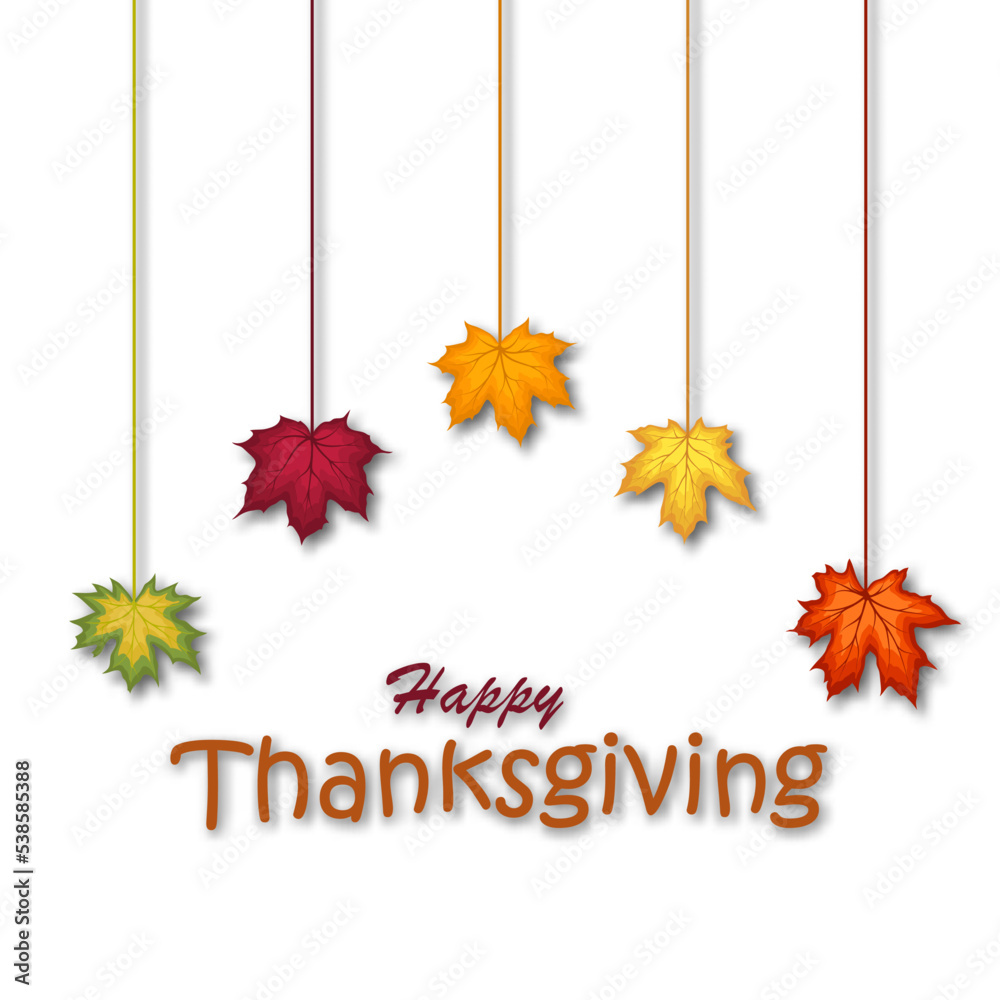 Obraz premium Thanksgiving Day Banner