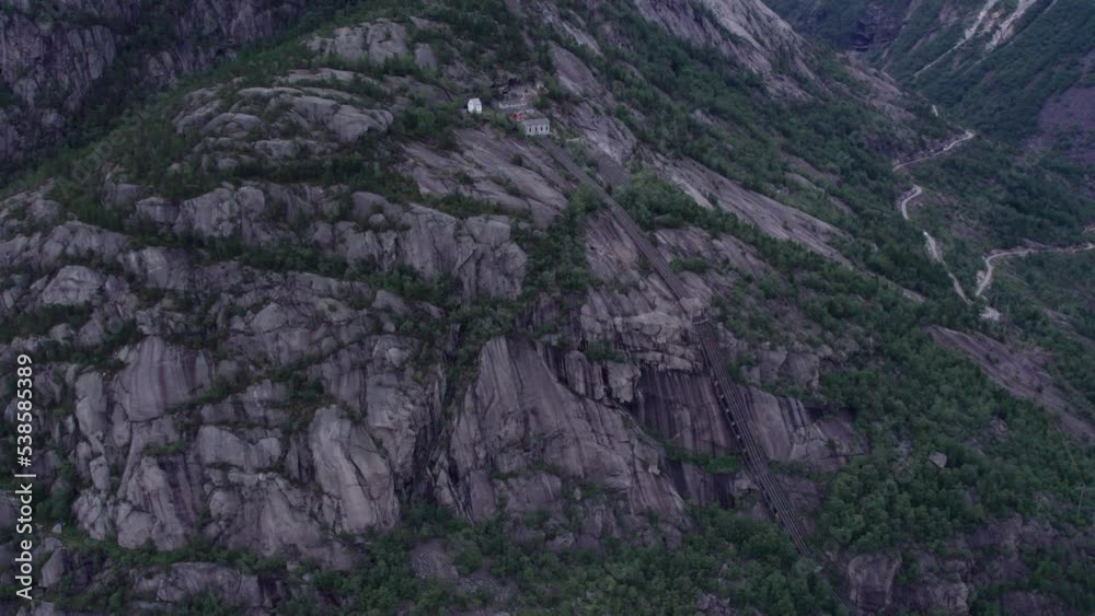 norwegian mountains aerial view norwegian mountains aerial view