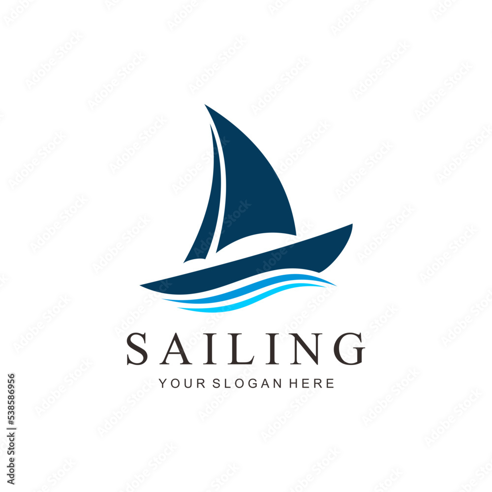 sailing vector logo sailing vector logo