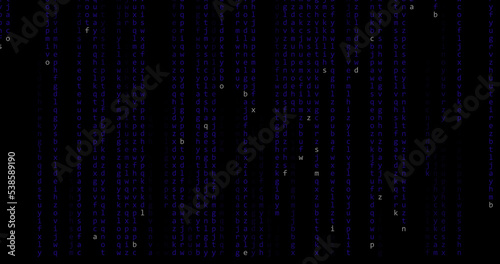 computer code rain background