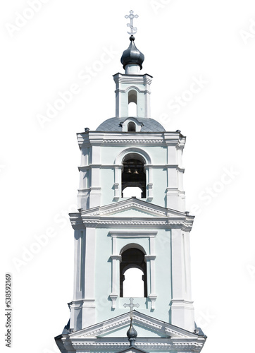 Obraz na plátně Domes with crosses, the top of the church is turned to the east