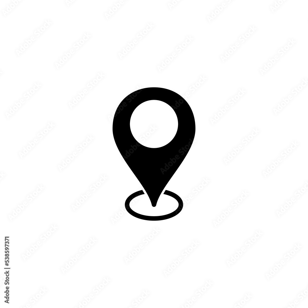 Address icon vector illustration. home location sign and symbol. pinpoint Address icon vector illustration. home location sign and symbol. pinpoint