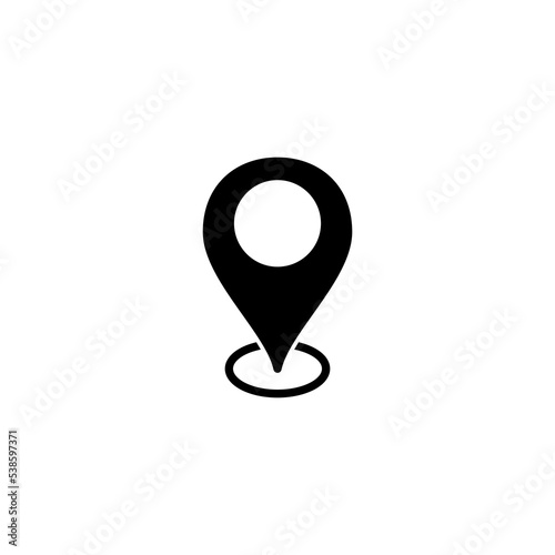 Address icon vector illustration. home location sign and symbol. pinpoint