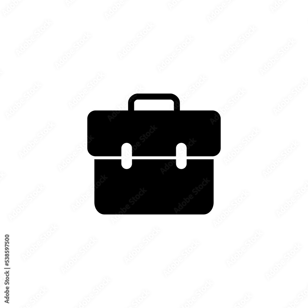 Briefcase icon vector illustration. suitcase sign and symbol. luggage symbol. Briefcase icon vector illustration. suitcase sign and symbol. luggage symbol.