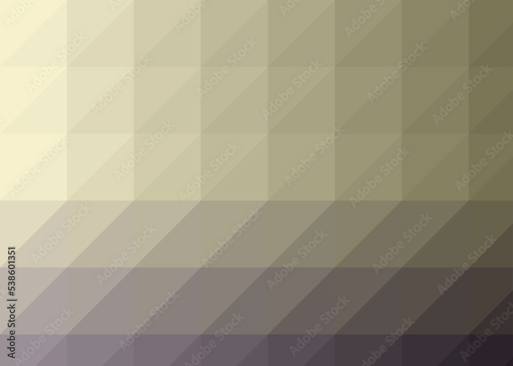 Fototapeta premium Abstract color Low-Polygones Generative Art background illustration